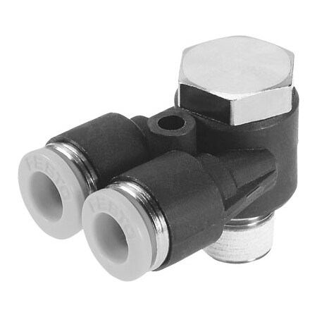 Festo Push-In T-Fitting QSYLV-1/4-5/16-U QSYLV-1/4-5/16-U